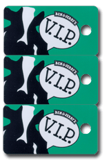 Plastic Key Tag Cards